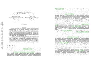 Stagnation Detection In Highly Multimodal Fitness Landscapes Papers