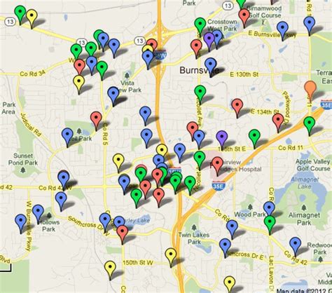 Interactive Map: Burnsville Police Activity (April 25, 2012 ...