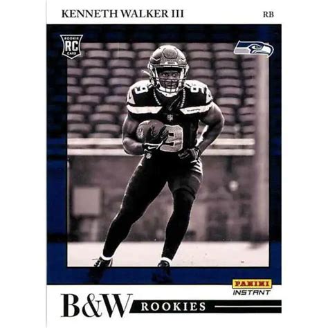 NFL 2022 Panini Chronicles Prizm Black Single Card Kenneth Walker III