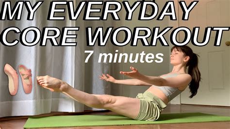 My Everyday Ballet Core Workout Beginner Friendly Ballet Workout W