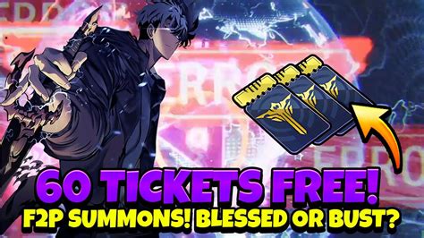 LOGIN GET YOUR CUSTOM TICKETS F2P SUMMONS BUST OR BLESSED Solo