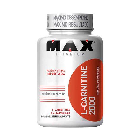 L Carnitine 2000 60 Cápsulas Carnitina Transforma Gordura Em Energia ...