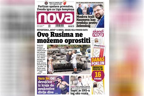 Reporterka Nove U Odesi Gradu Koji Prkosi Ratu Ovo Rusima Ne Mo Emo