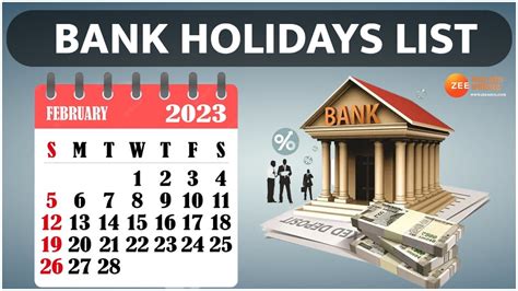 Bank Holidays List February 2023 Banks Will Closed For 10 Days In