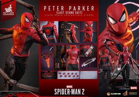 Hot Toys Vgm Marvel S Spider Man Th Scale Peter Parker Last Stand Suit Collectible