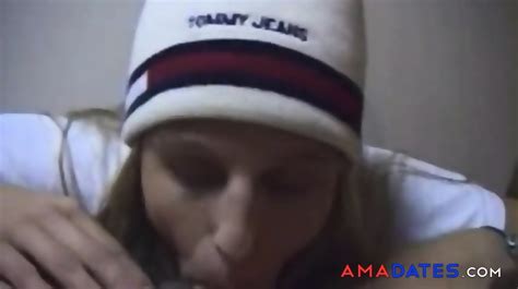 Hot Blonde Swallows Heavy Load Vol