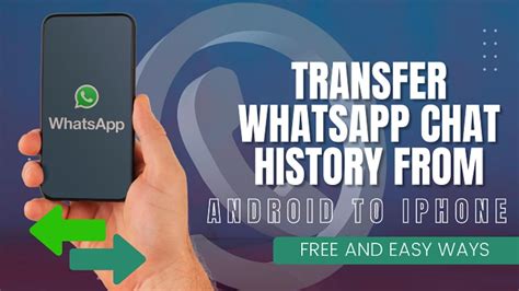 Effective Ways To Transfer Whatsapp Chat History From Android To IPhone