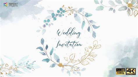 Wedding Invitation After Effects Project Files Videohive