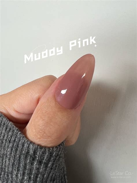 Muddy Pink Sheer Nude Pink Ultra Shine Long Lasting Brush On Uv Gels Home Nail Diy False