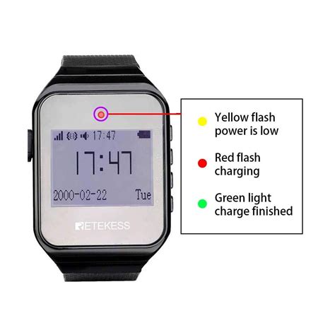 Retekess TD108 Wireless Watch Receiver English/ Portuguese / Russian ...
