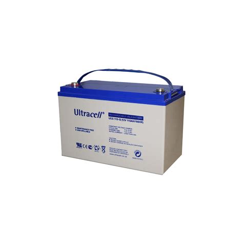 Batería GEL 12V 115Ah Ultracell UCG 115 12 Tecsol Energy