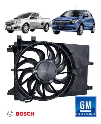 Ventoinha Agile Montana C Ar Original Gm Bosch Gmv