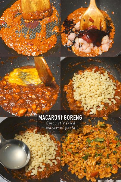 Macaroni Goreng Spicy Stir Fried Macaroni Pasta Nomadette Recipe