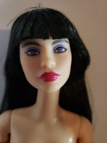 NUDE BARBIE TALL Made To Move Articulated Doll RAVEN HAIR WITH BANGS EBay