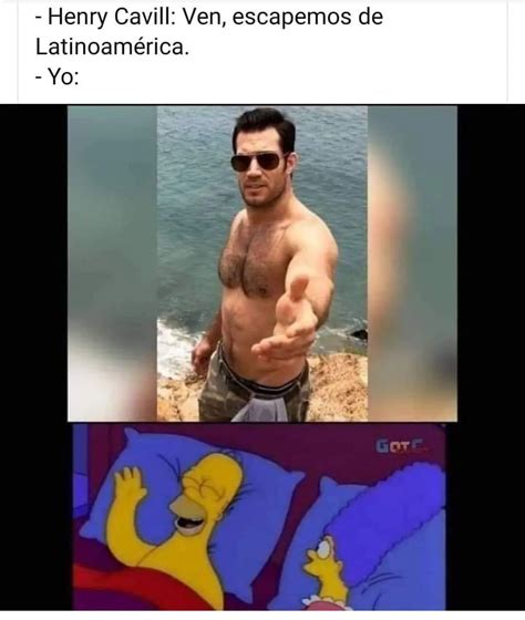 Henry Cavill Ven escapemos de Latinoamérica Yo Memes