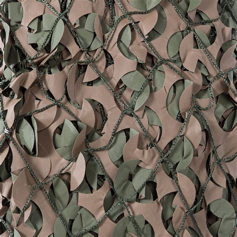 Military Mesh Netting Attached Boat Blind Cover Greenbrown Camo