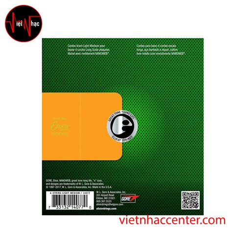 Dây Đàn Guitar Bass Elixir 14077 | Việt Nhạc Center