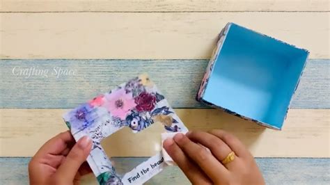 DIY Beautiful Jewelry Box Handmade Box Cardboard Box Crafts