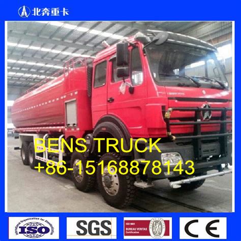 China 30000L Water Tank Truck Beiben 8X8 Off Road Water Tank Truck For