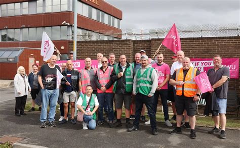 Royal Mail Workers Striking In Middlesbrough And Stockton Get