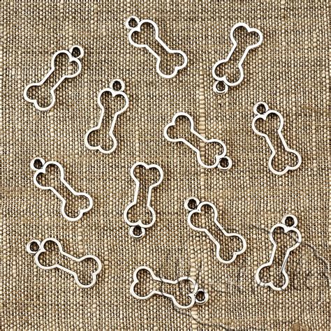 Подвески металлические Косточки и Лапки. Поштучно. Цвет серебро купить ...