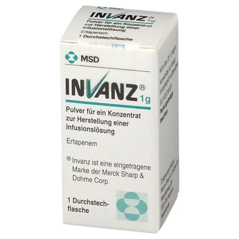 Invanz 1 g 1 St mit dem E-Rezept kaufen - Shop Apotheke
