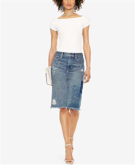 Polo Ralph Lauren Denim Pencil Skirt 165 Macys