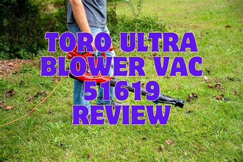 Toro Ultra Blower Vac 51619 Review