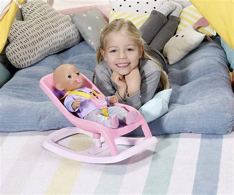 Детска играчка за подарък на момиче на 3 години BABY Born - Шезлонг ...