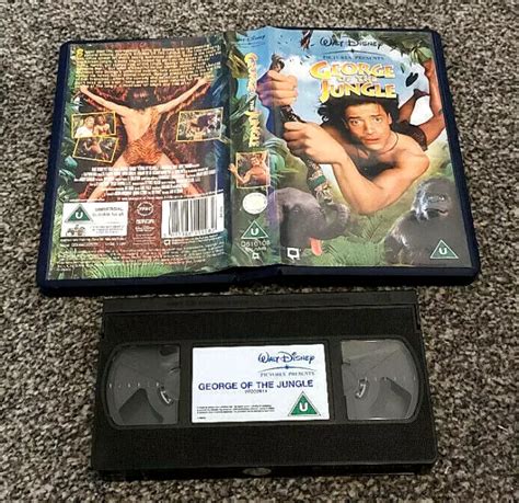 George Of The Jungle Walt Disney Vhs Video Tape Movie Brendan Fraser