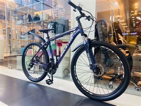 Велосипед горный скоростной SHUSTER 27.5'' синий хамелеон - SHUSTER