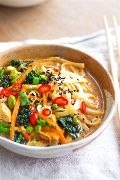 Easy Vegan Coconut Miso Ramen Euphoric Vegan