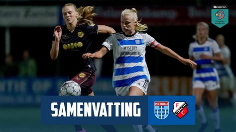 Samenvatting PEC Zwolle Vrouwen FC Utrecht Vrouwen Vrouwen