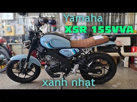 Nổ máy Yamaha XSR 155vva 2023 màu Xanh nhạt ship khách Hậu Giang ngày