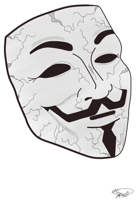 Hacker Mask Coloring Page