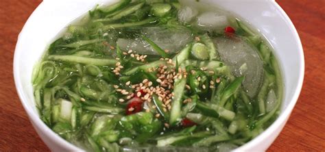 How To Make Korean Cold Cucumber Soup Oi Naengguk « Soups Wonderhowto