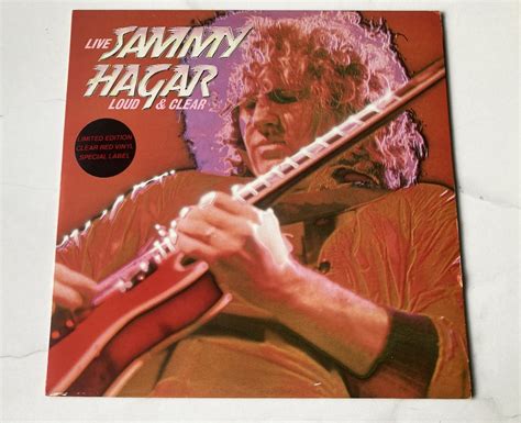 Sammy Hagar Live Loud Clear Original Uk Vinyl Lp Limited