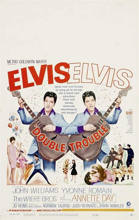 Double Trouble Movie Posters From Movie Poster Shop | Elvis movies, Elvis films, Elvis presley ...