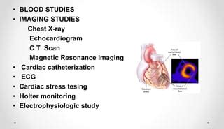 Diagnostic Tests In Cardiology Ppt