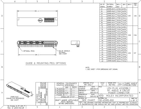 SD-45985-800 datasheet(6/7 Pages) MOLEX6 | 1.27mm (.050"), 12.00mm ...