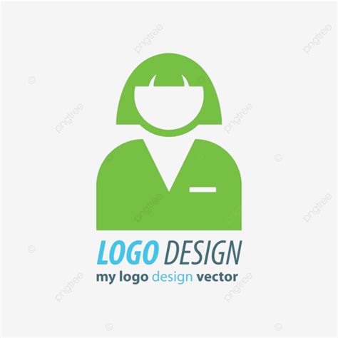 business avatar logo green color avatar member gender vector avatar
