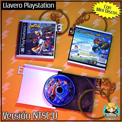 Crash Bandicoot Warped Llavero Psx