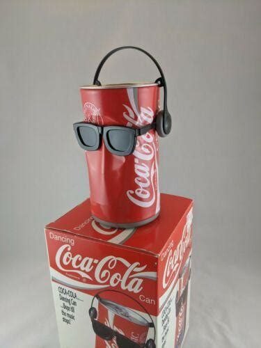 Vintage Dancing Coca Cola Coke Can W Headphones Music Response