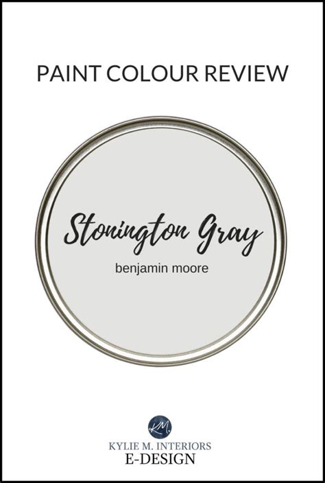 Examen Des Couleurs De Peinture Benjamin Moore Stonington Gray HC 170