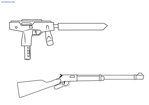Desenhos de Armas para colorir . Imprimir para meninos