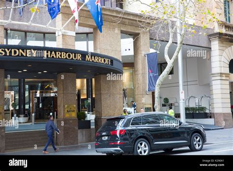 Sydney Harbour Marriott hotel in Pitt street, Sydney city centre,New south wales,Australia Stock ...