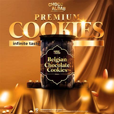HOT ITEM BELGIAN CHOCOLATE COOKIES RAYA BY CHOCO ALBAB READY STOCK Lazada