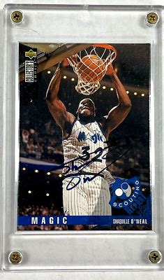 Shaquille O Neal Collectors Choice Shaq Auto Magics Lakers