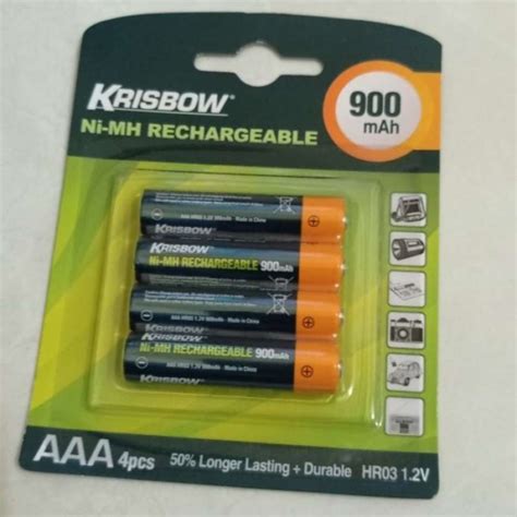 Promo Baterai Aaa Rechargeable Krisbow Batre Cas A3 Battery Charger