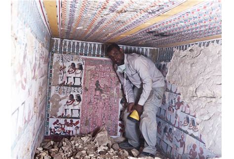 Two 3,500-year-old tombs adorned with vivid paintings unearthed in ...